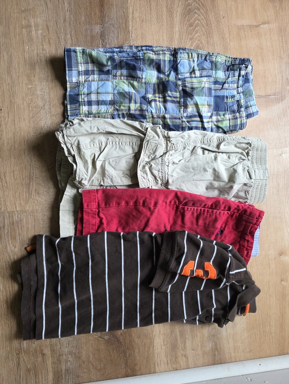 Boys Size 7X Shorts And Polo Lot Talbots OshKosh U.S. Polo Assn